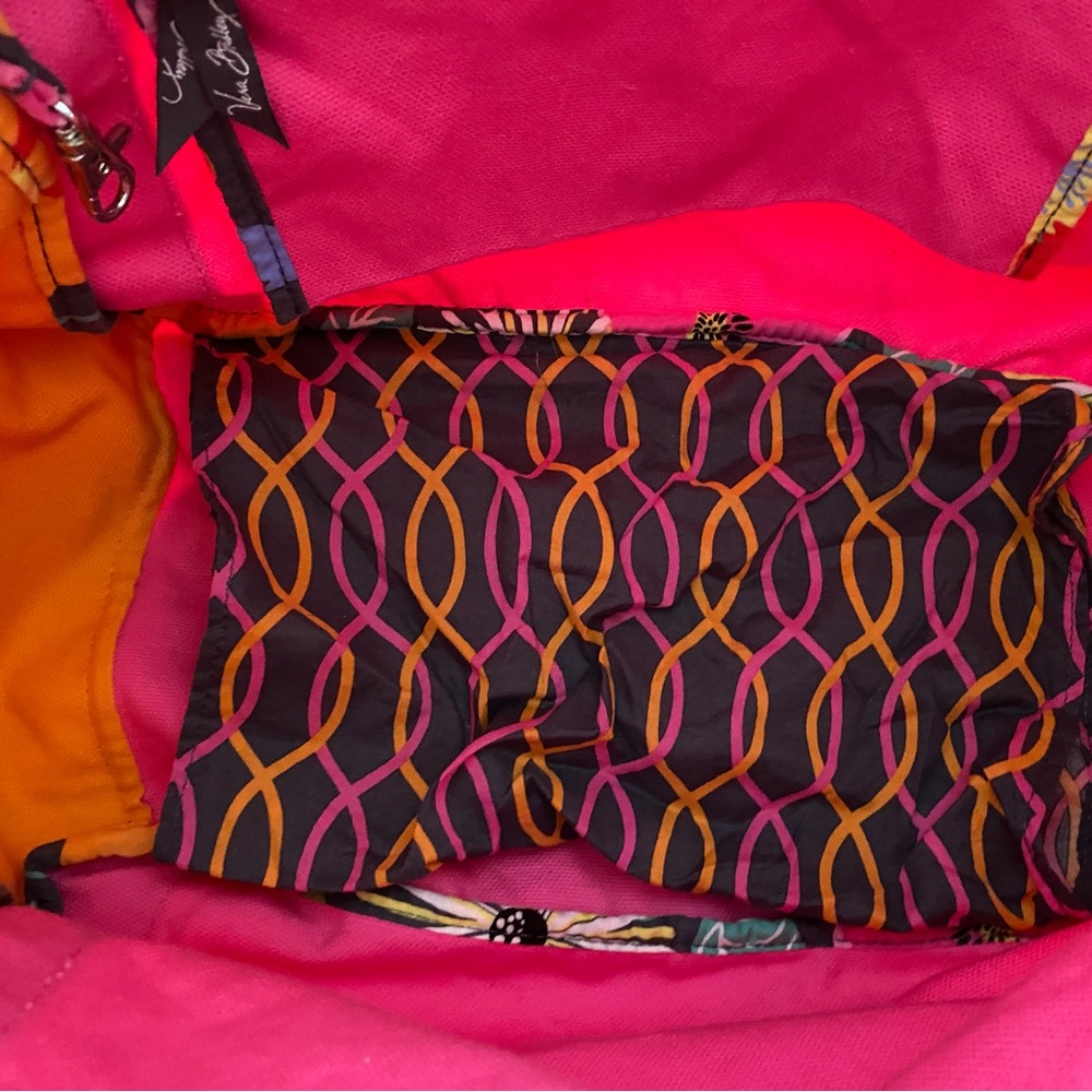 Vera Bradley Jazzy Bloom Large Tote Pool Swim Beach Bag - Picture 6 of 16